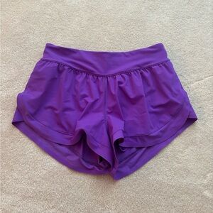 Lululemon Fast and Free Short 3” in Atomic Purple